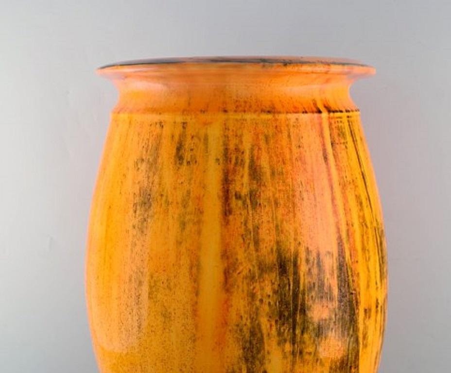 Danish Svend Hammershøi for Kähler, Denmark, Colossal Vase in Glazed Stoneware