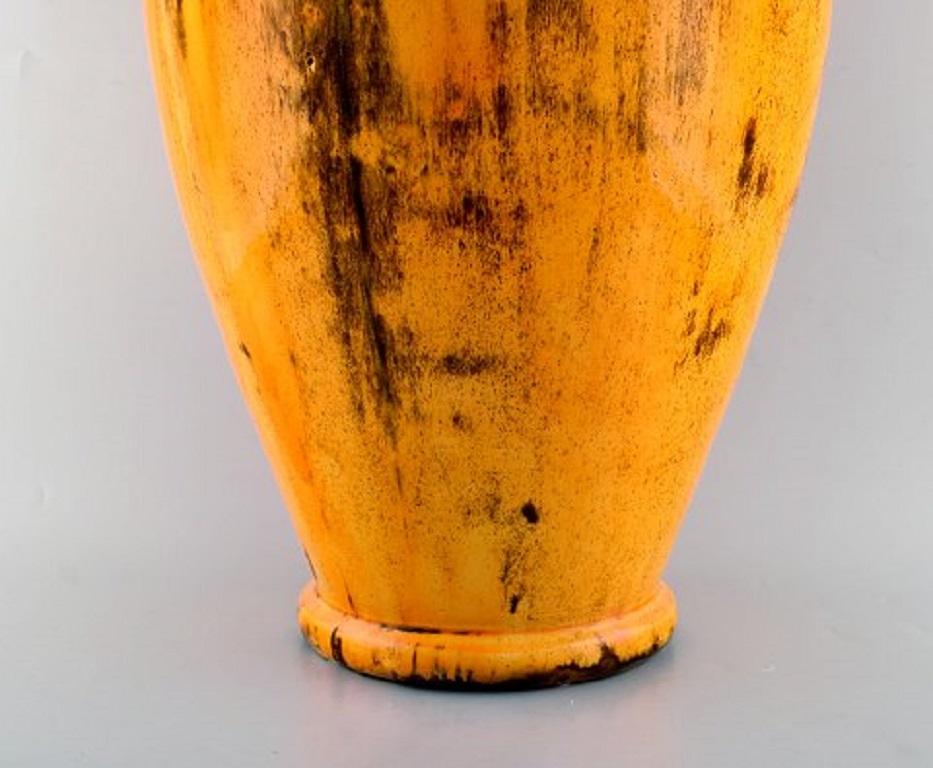 Svend Hammershøi for Kähler, Denmark, Colossal Vase in Glazed Stoneware In Good Condition In Copenhagen, DK