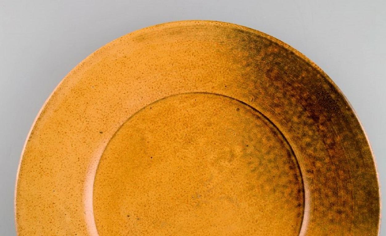 Danish Svend Hammershøi for Kähler, Denmark, Large Bowl / Dish in Glazed Stoneware For Sale