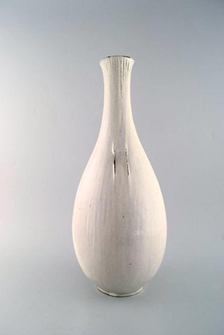 Danish Svend Hammershøi for Kähler, Denmark, Large Glazed Stoneware Vase