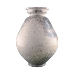 Svend Hammershøi for Kähler, Denmark, Large Impressive Vase, 1930s-1940s