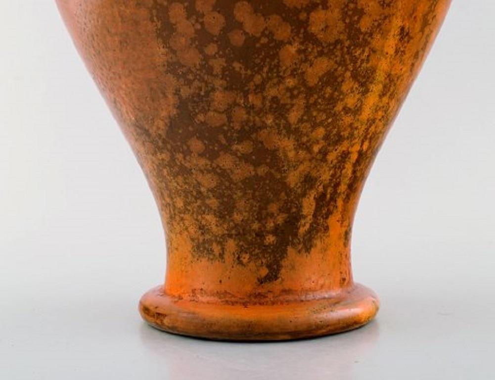 Svend Hammershøi for Kähler, Denmark, Large Vase in Glazed Stoneware In Good Condition In Copenhagen, DK