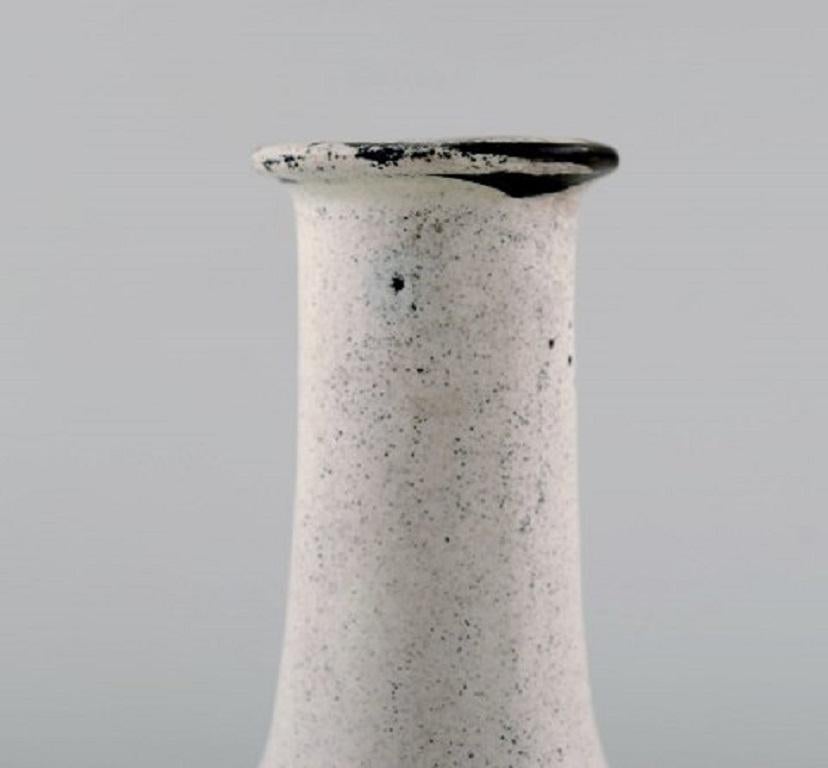 Art Deco Svend Hammershøi for Kähler, Denmark, Rare Vase in Glazed Stoneware