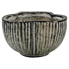 Svend Hammershøi for Kähler, Denmark, Small Vase / Bowl in Glazed Stoneware