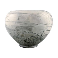 Svend Hammershøi for Kähler, Denmark, Vase in Glazed Stoneware, 1930s-1940s
