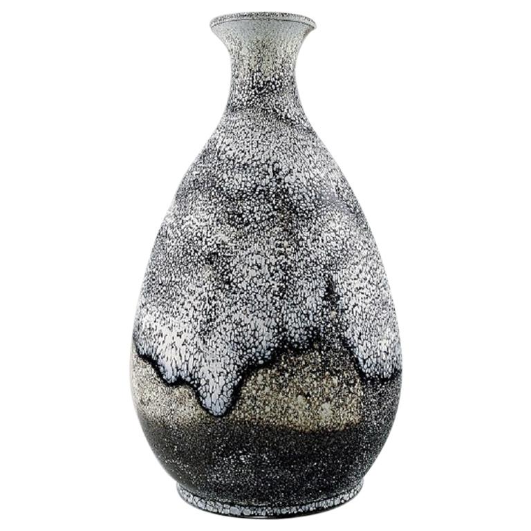 Svend Hammershøi for Kähler, Denmark, Vase in Glazed Stoneware, 1930s