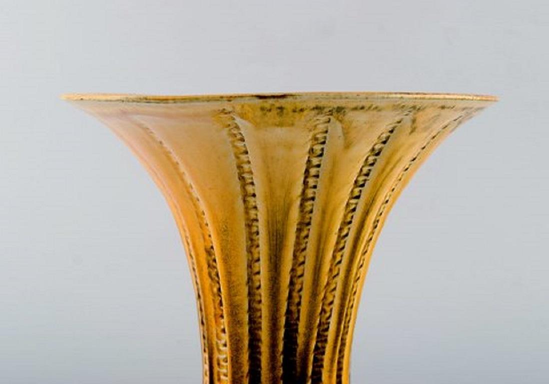 Danish Svend Hammershøi for Kähler, Denmark, Vase in Glazed Stoneware
