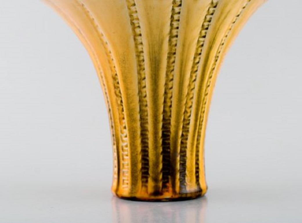 Svend Hammershøi for Kähler, Denmark, Vase in Glazed Stoneware In Good Condition In Copenhagen, DK