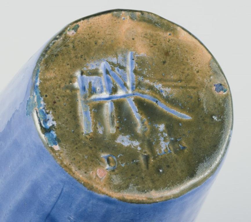 Svend Hammershøi pour Kähler.  Vase décoratif ancien et rare. en vente 1