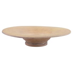 Svend Hammershøi for Kähler. Earthenware bowl. Grooved design. Approx. 1930s