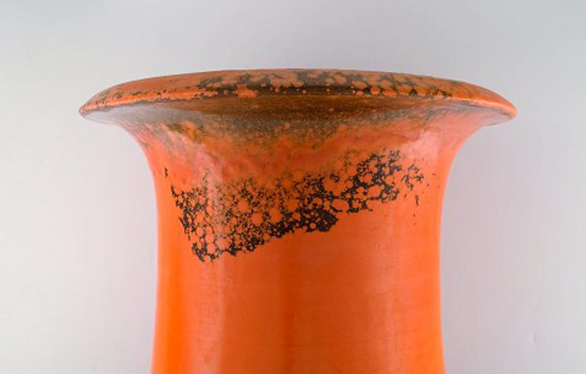 Svend Hammershøi for Kähler, HAK, Colossal Floor Vase in Glazed Stoneware In Good Condition For Sale In Copenhagen, DK