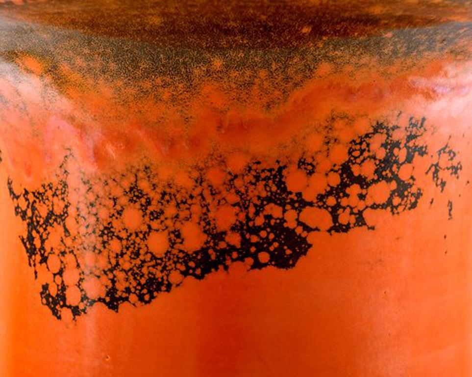 Svend Hammershøi for Kähler, HAK, Colossal Floor Vase in Glazed Stoneware For Sale 1