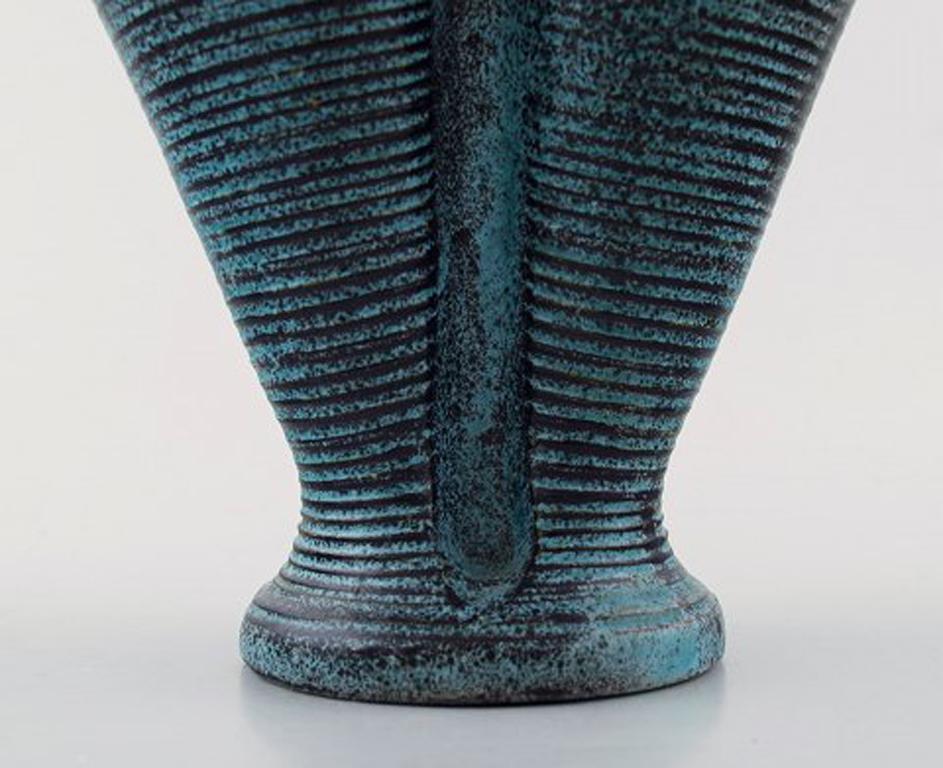 Svend Hammershøi for Kähler, HAK, Glazed Stoneware Vase In Excellent Condition In Copenhagen, DK