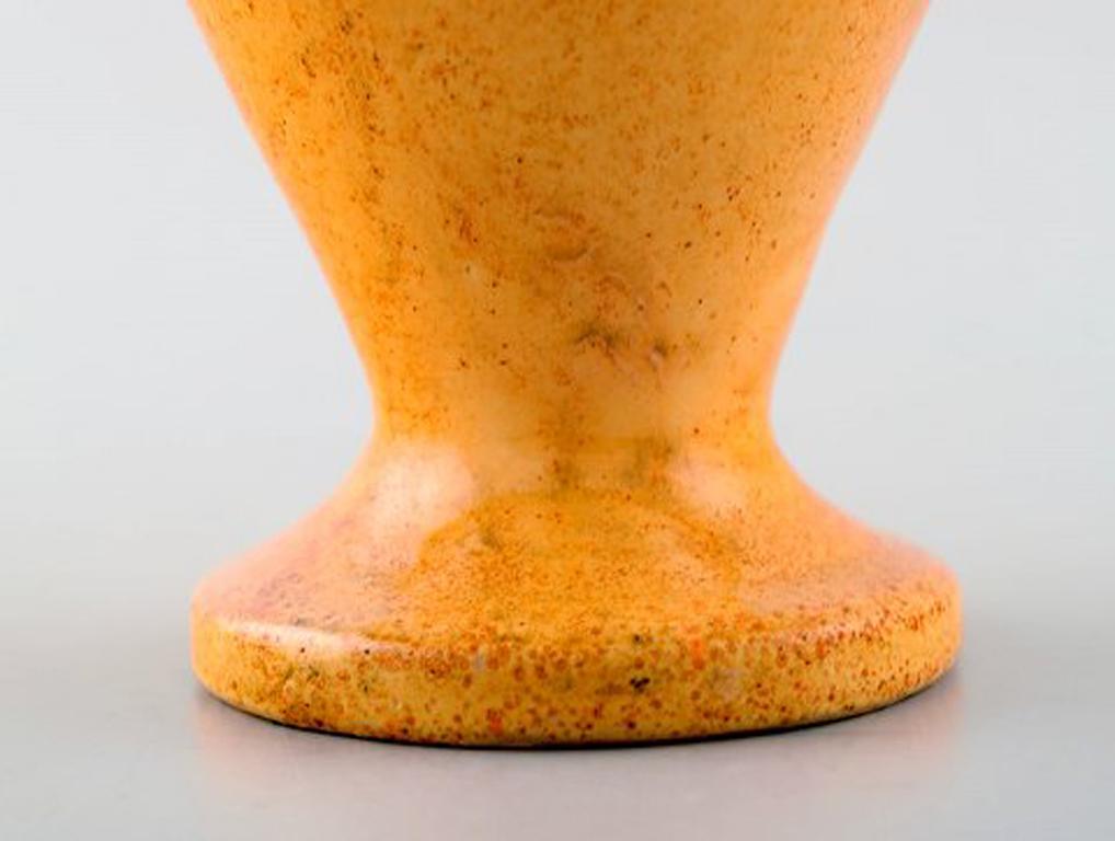 Svend Hammershøi for Kähler, HAK, Glazed Stoneware Vase In Excellent Condition In Copenhagen, DK