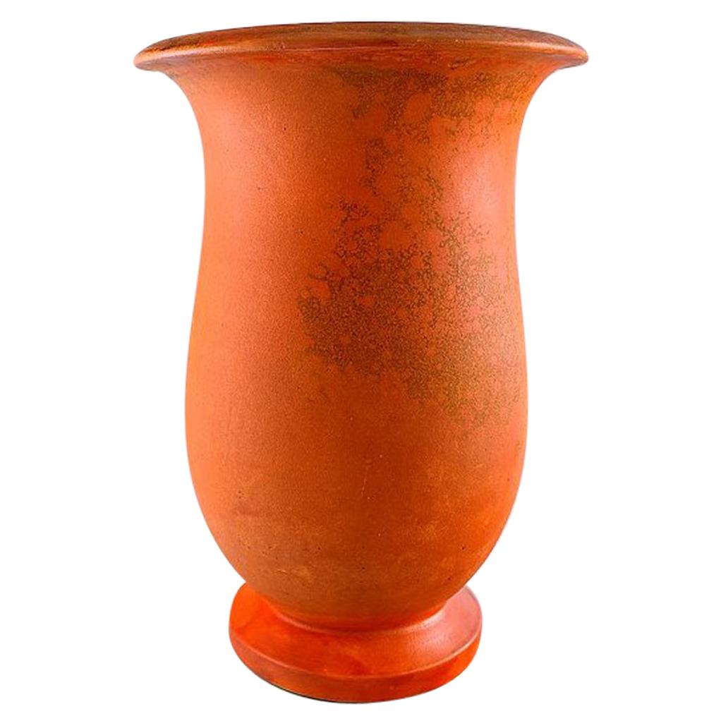 Svend Hammershøi for Kähler, HAK, Large Floor Vase in Glazed Stoneware