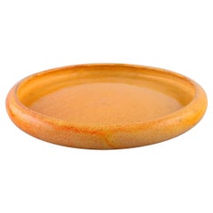 Svend Hammershøi for Kähler, HAK, Large Round Dish in Glazed Stoneware