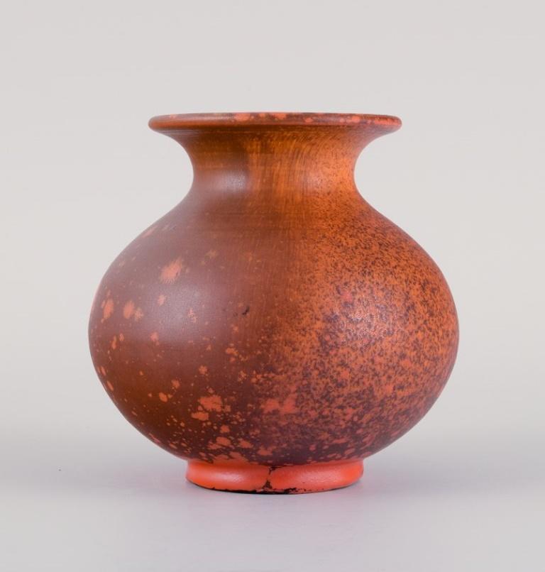 Svend Hammershøi for Kähler, HAK, Vase in Glazed Stoneware, 1930s/40s For  Sale at 1stDibs