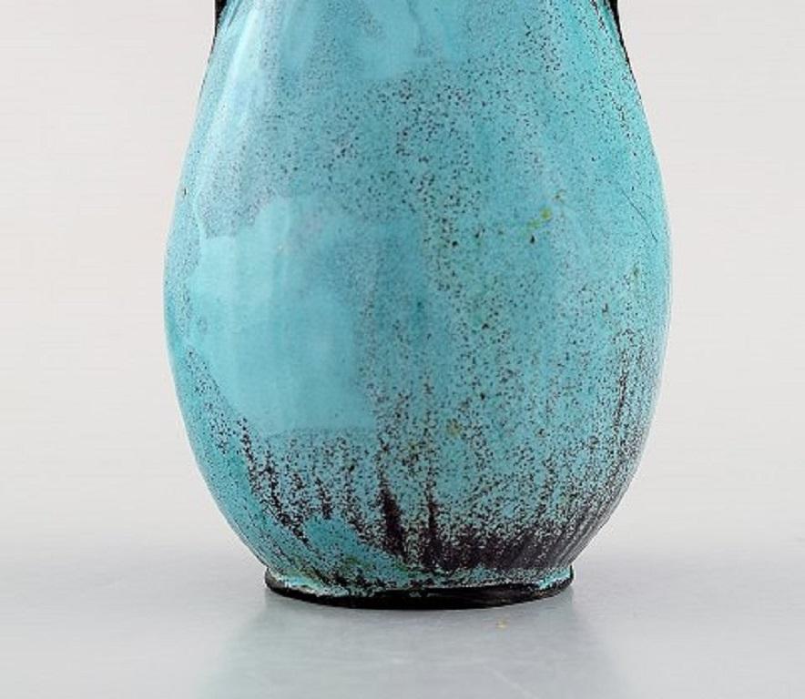 Svend Hammershøi for Kähler, HAK, Vase in Glazed Stoneware In Good Condition In Copenhagen, DK