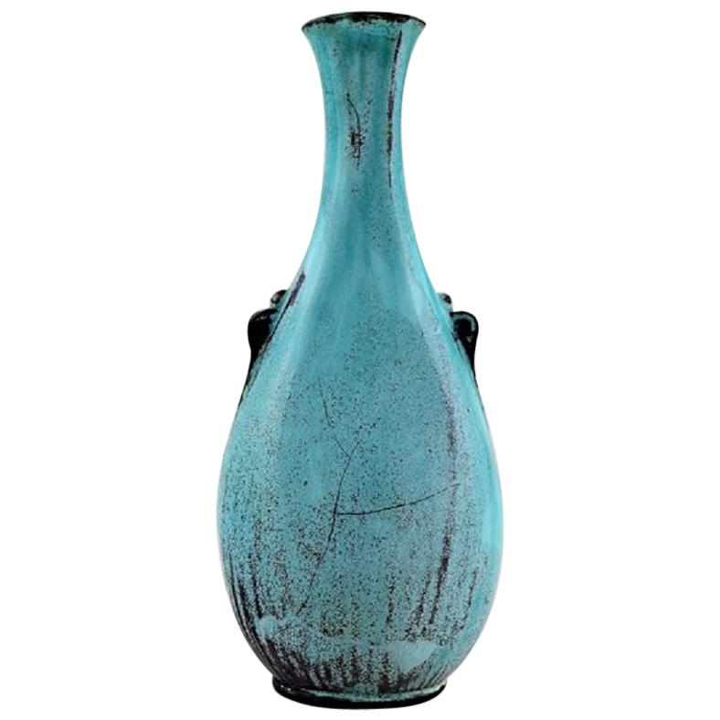 Svend Hammershøi for Kähler, HAK, Vase in Glazed Stoneware