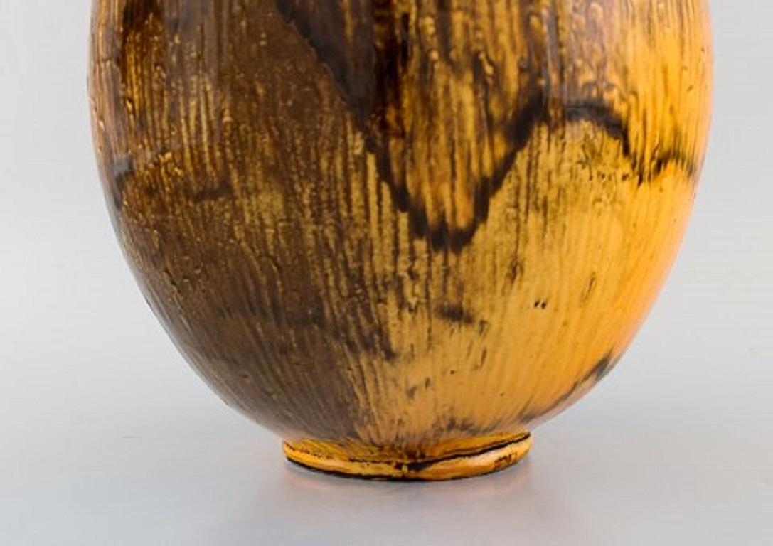 Mid-20th Century Svend Hammershøi for Kähler, Large Vase in Glazed Stoneware, 1930s-1940s