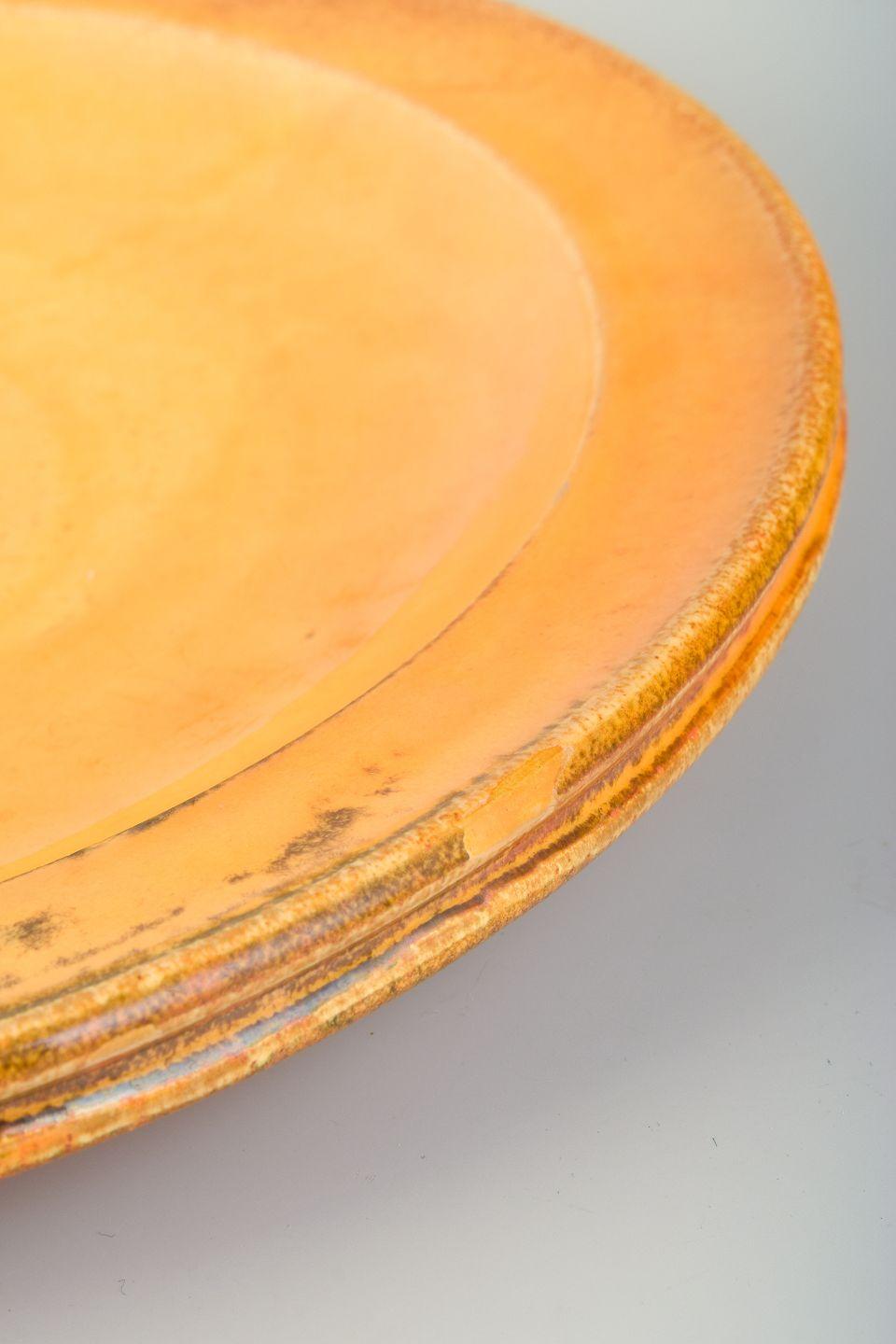 Danese Svend Hammershøi per Kähler. Piatto rotondo in ceramica smaltata, anni '30/'40 in vendita