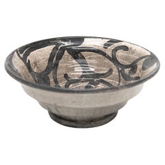 Svend Hammershøi for Kähler: Small Glazed Ceramic Bowl in Light and Dark Gray, S