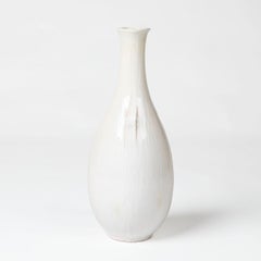 Svend Hammershøi for Kähler Tall White-Glazed Ceramic Vase