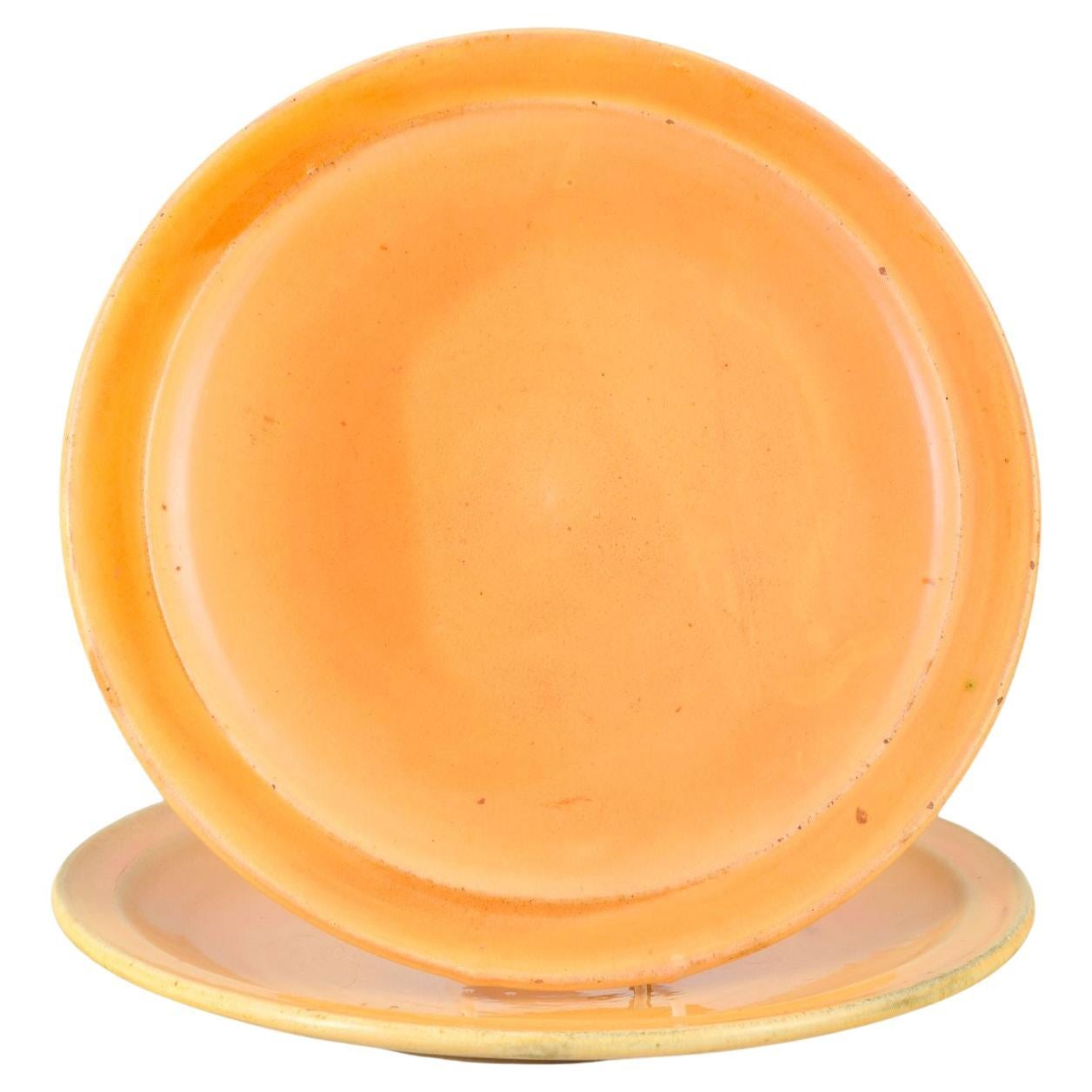 Svend Hammershøi per Kähler. Due piatti bassi in ceramica, anni '30