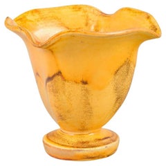 Svend Hammershøi for Kähler. Vase in ceramic with orange uranium glaze.