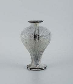 Svend Hammershøi for Kähler. Vase in glazed stoneware.  1930s/40s