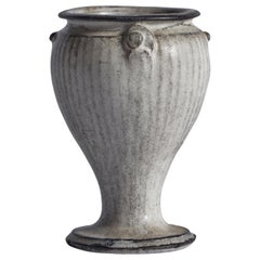 Svend Hammershøi, Vase, Earthenware, Denmark, 1930s