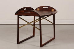 Svend Langkilde Danish Midcentury Rosewood Butlers Tray by Langkilde Møbler 1960