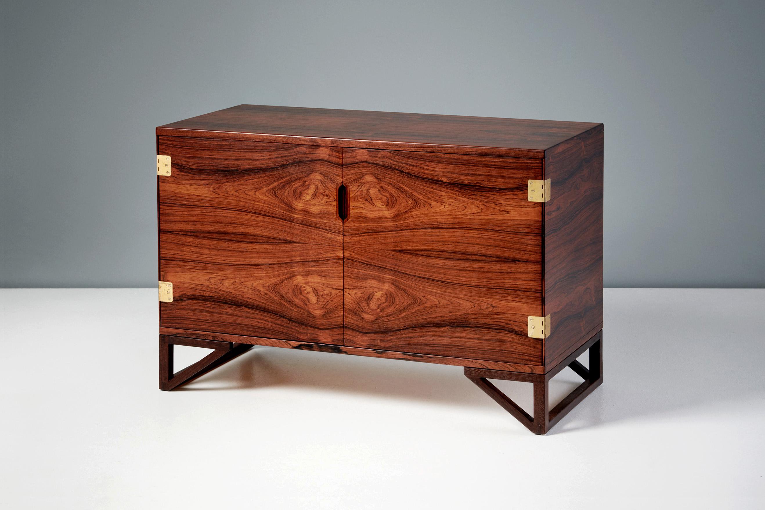 Scandinavian Modern Svend Langkilde Danish Rosewood Cabinet, c1960 For Sale