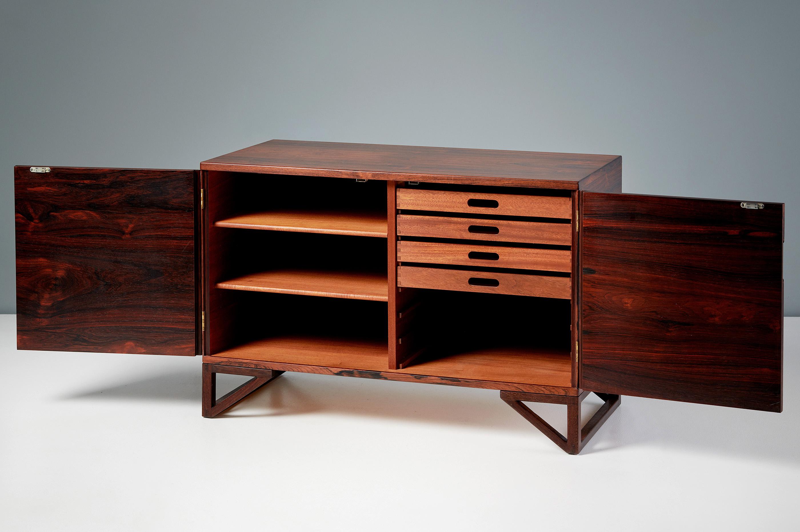 Scandinavian Svend Langkilde Danish Rosewood Cabinet, c1960 For Sale