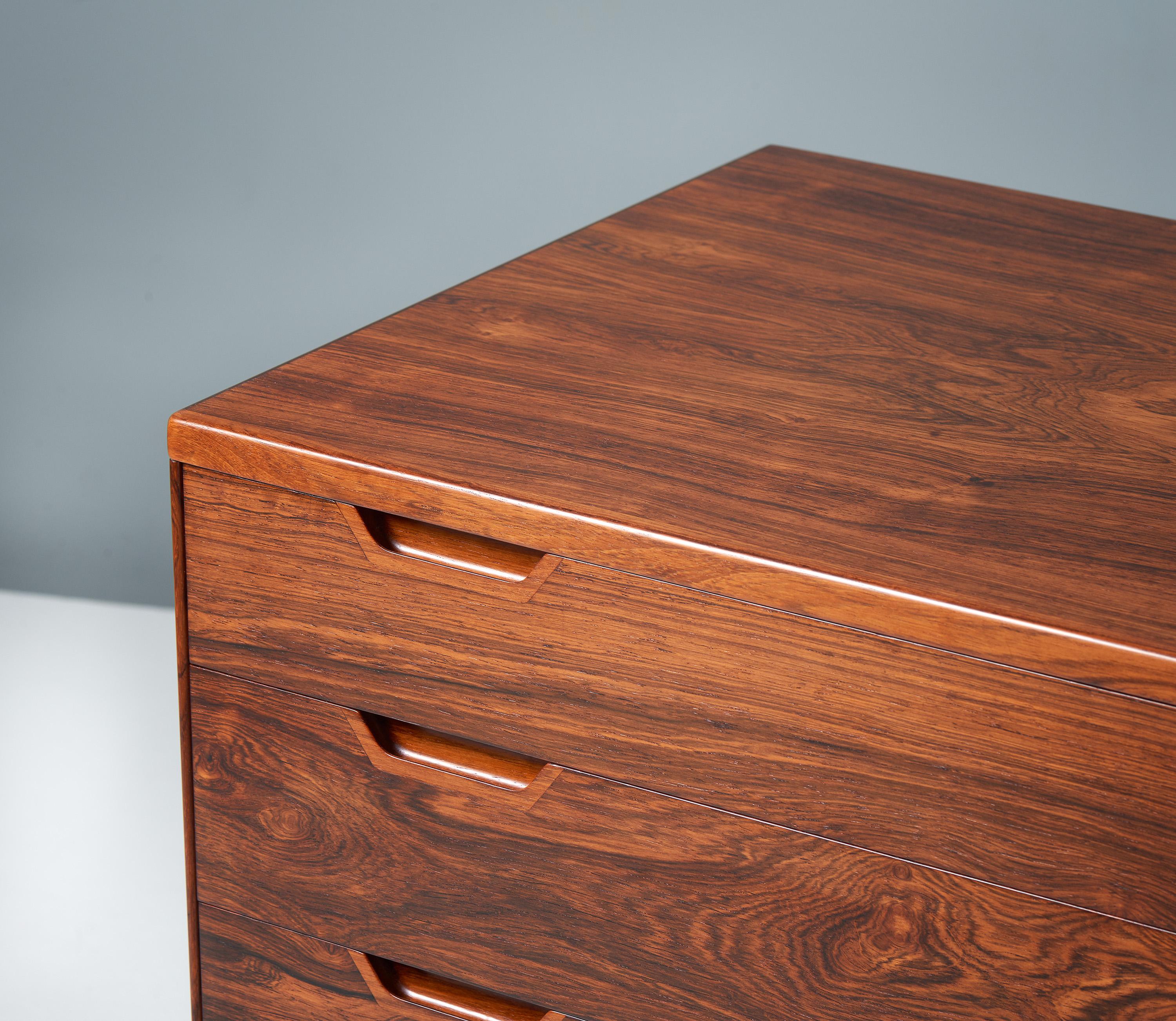 Svend Langkilde Danish Rosewood Chest of Drawers 1960s For Sale 3