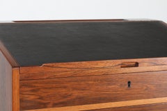 Svend Langkilde High Writing Desk of Rosewood by Langkilde Møbler, 1960s