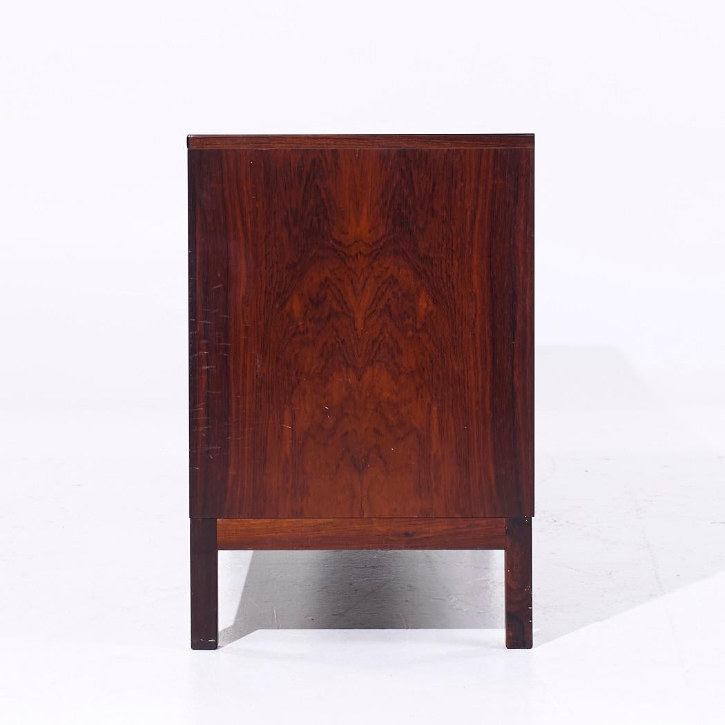 Svend Langkilde Møbler Mid Century Danish Rosewood Lowboy Dresser In Good Condition For Sale In Countryside, IL