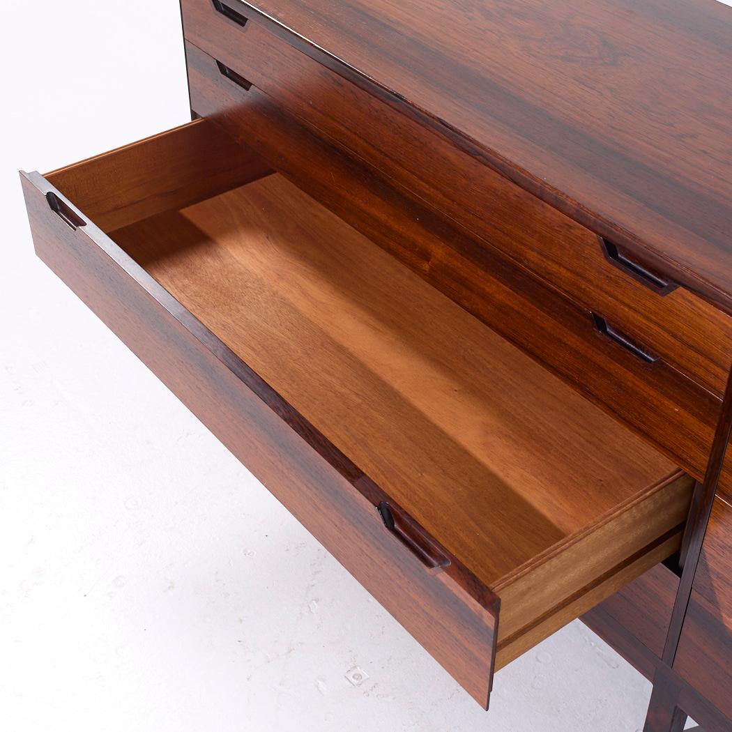 Svend Langkilde Møbler Mid Century Danish Rosewood Lowboy Dresser For Sale 2