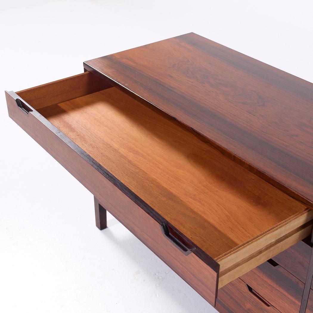 Svend Langkilde Møbler Mid Century Danish Rosewood Lowboy Dresser For Sale 4