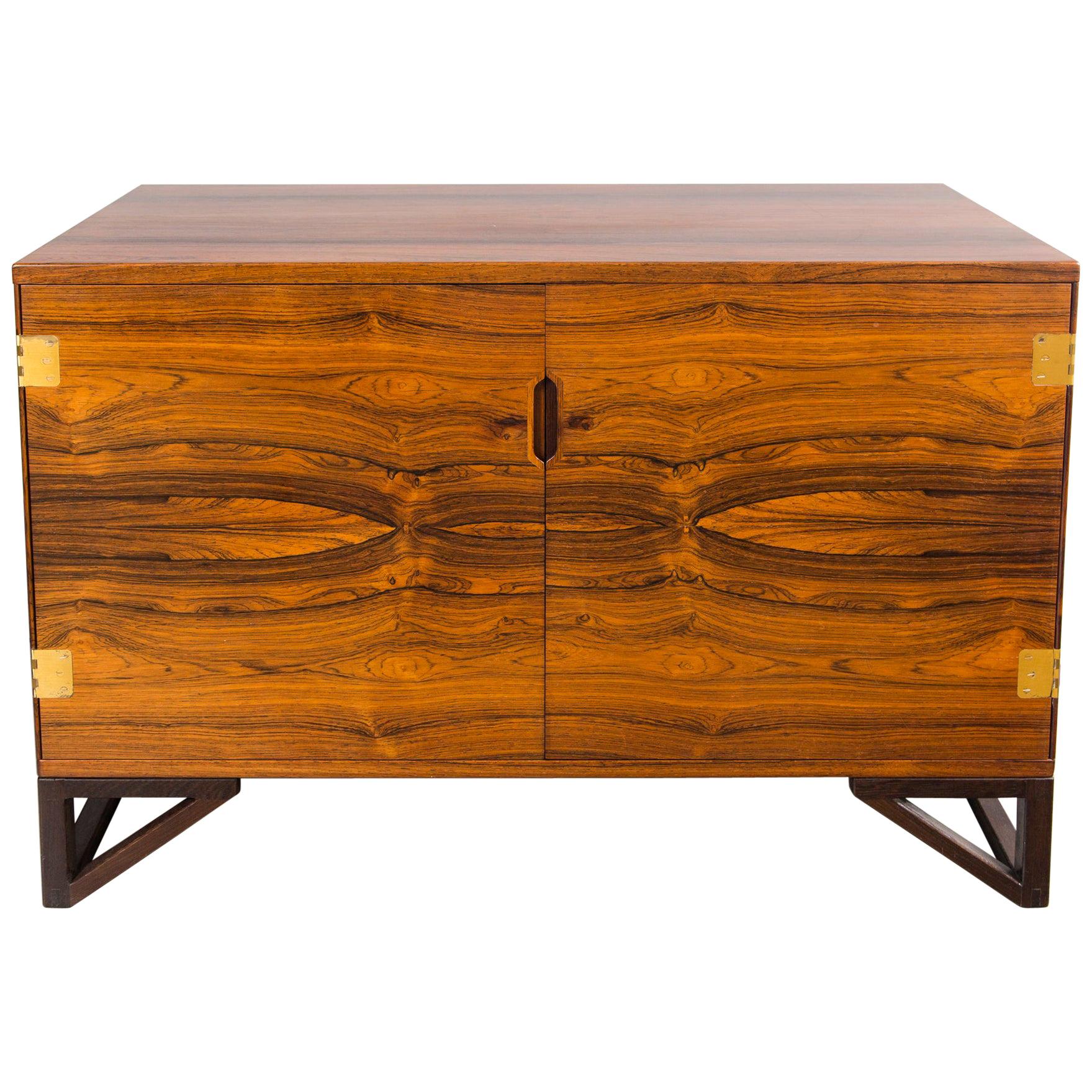 Svend Langkilde Rosewood and Brass Chest