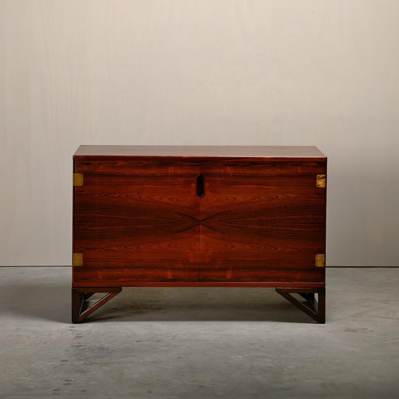 Scandinavian Modern Svend Langkilde rosewood Cabinet for Illums Bolighus, Denmark 1960s