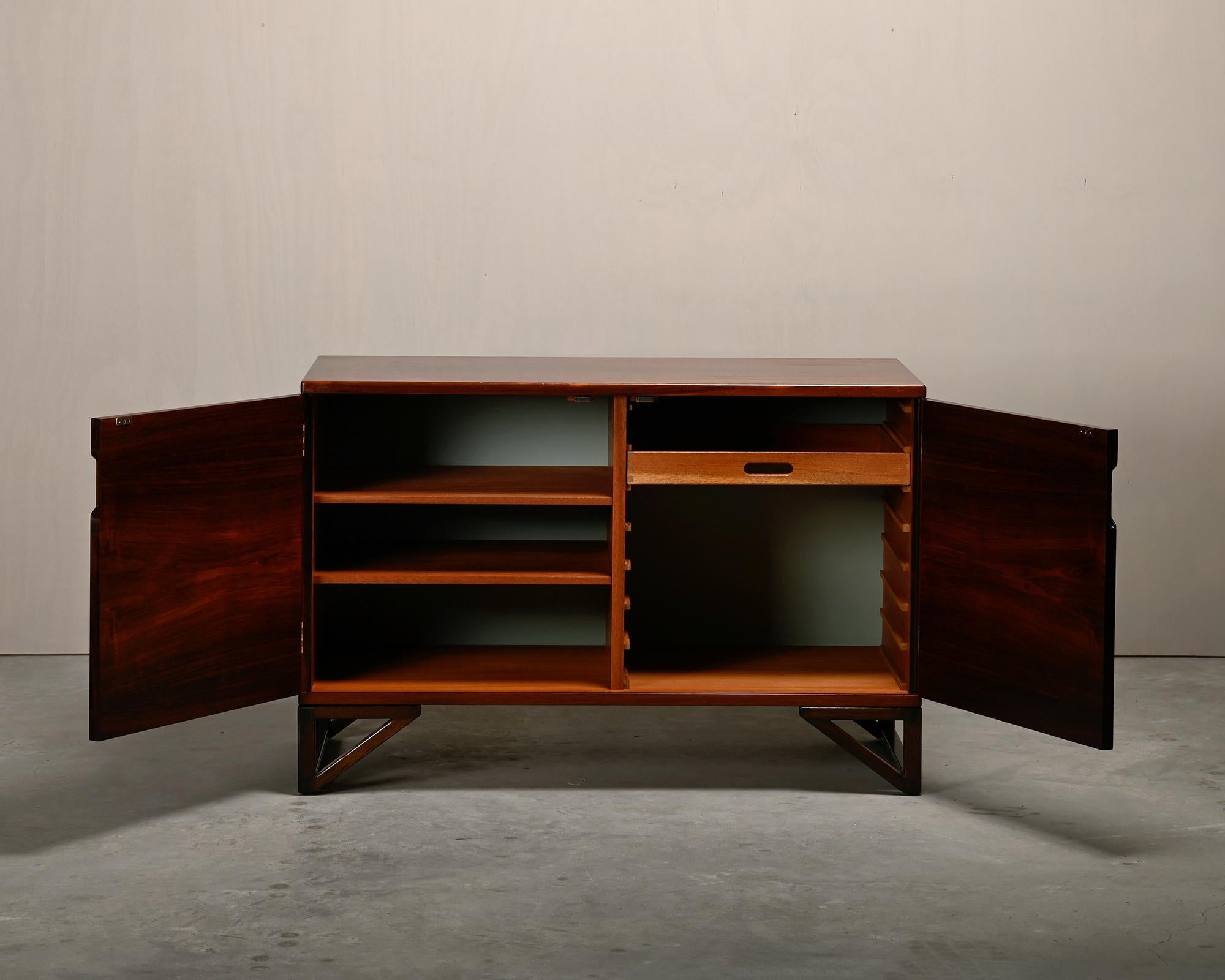Danish Svend Langkilde rosewood Cabinet for Illums Bolighus, Denmark 1960s