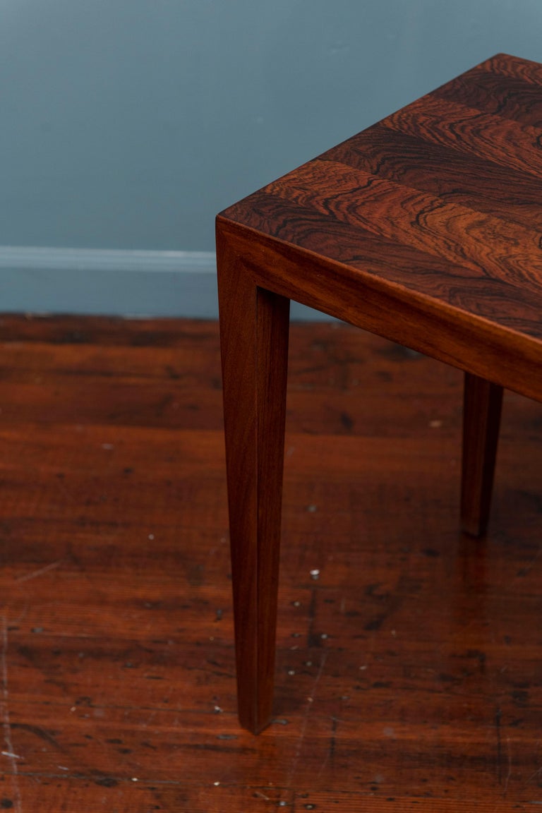 Svend Langkilde Rosewood Side Table In Good Condition For Sale In San Francisco, CA