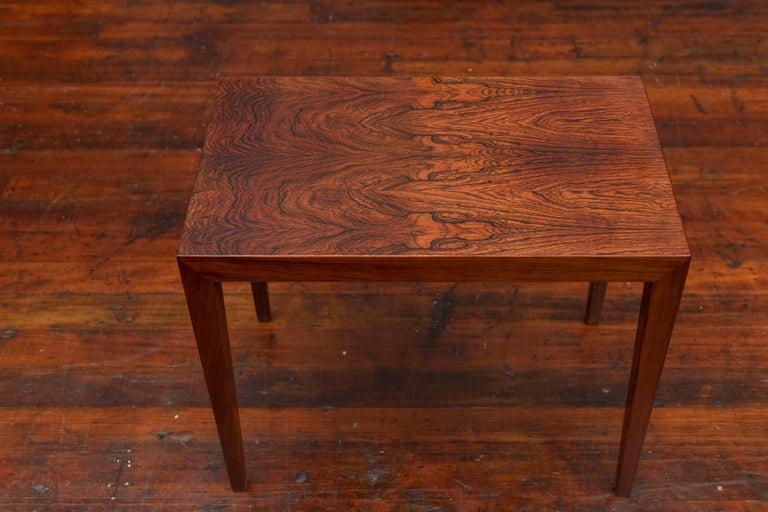 Svend Langkilde Rosewood Side Table For Sale 1