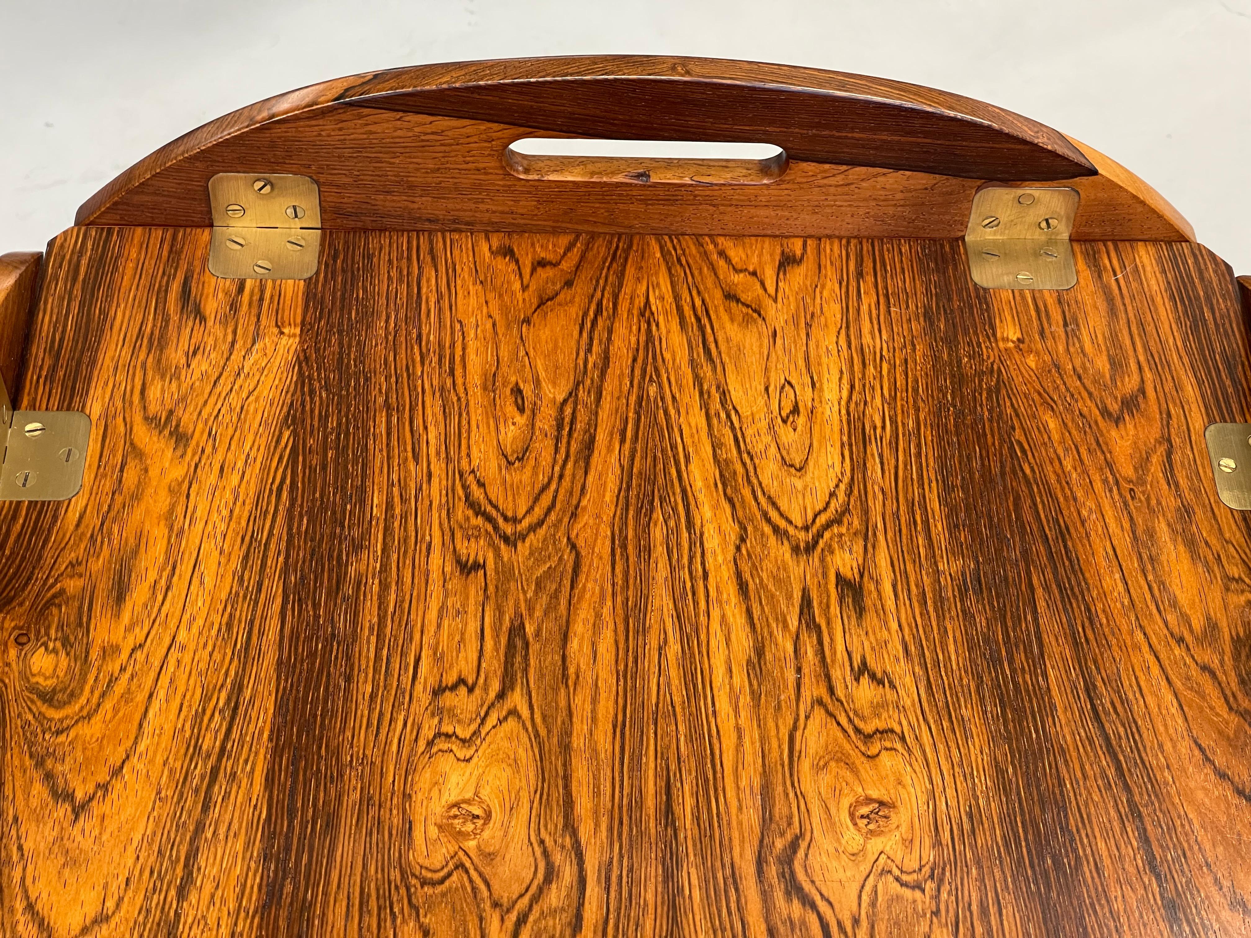 Machine-Made Svend Langkilde Rosewood Tray Table