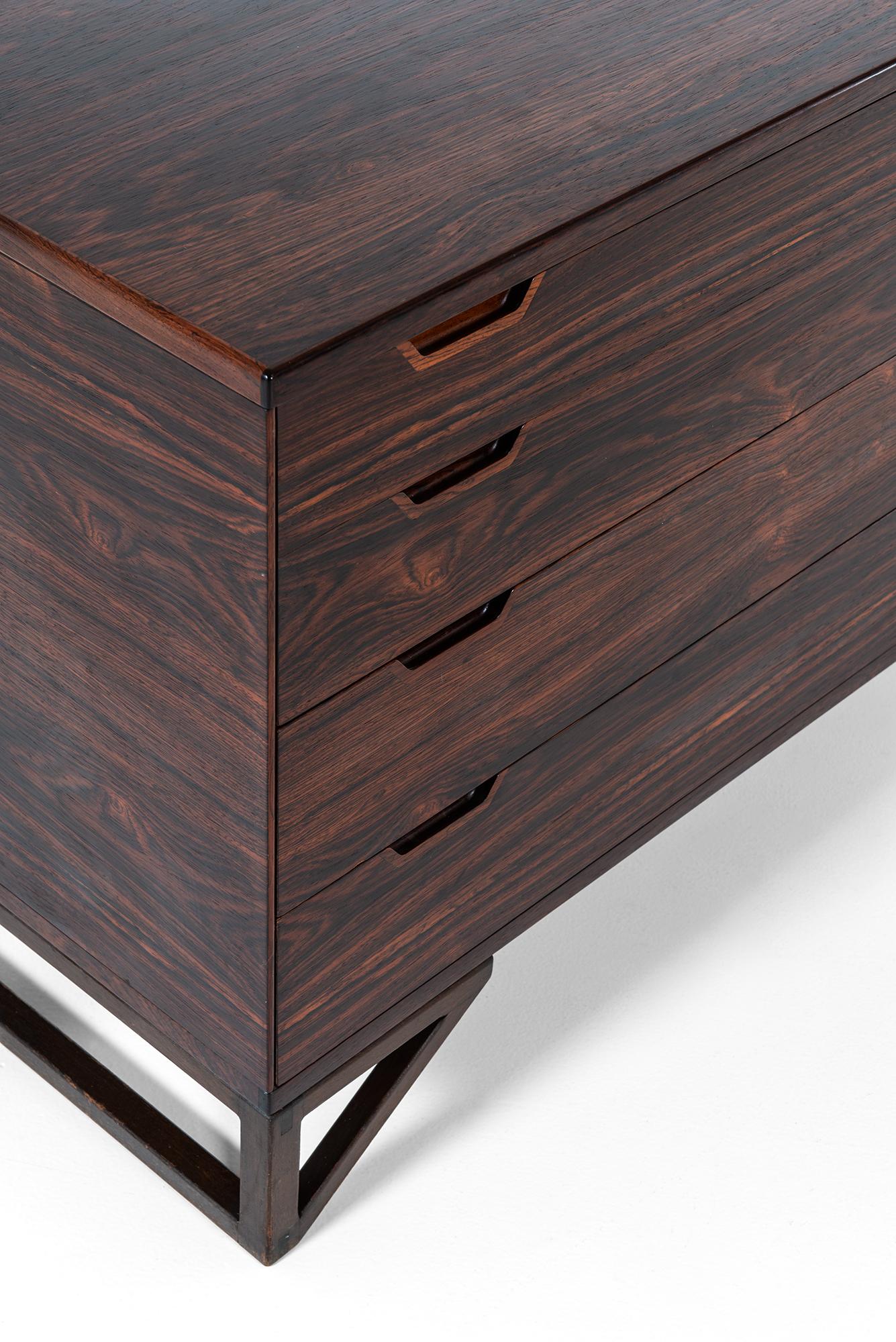 Rosewood Svend Langkilde Sideboard/Bureau by Langkilde Møbler in Denmark 