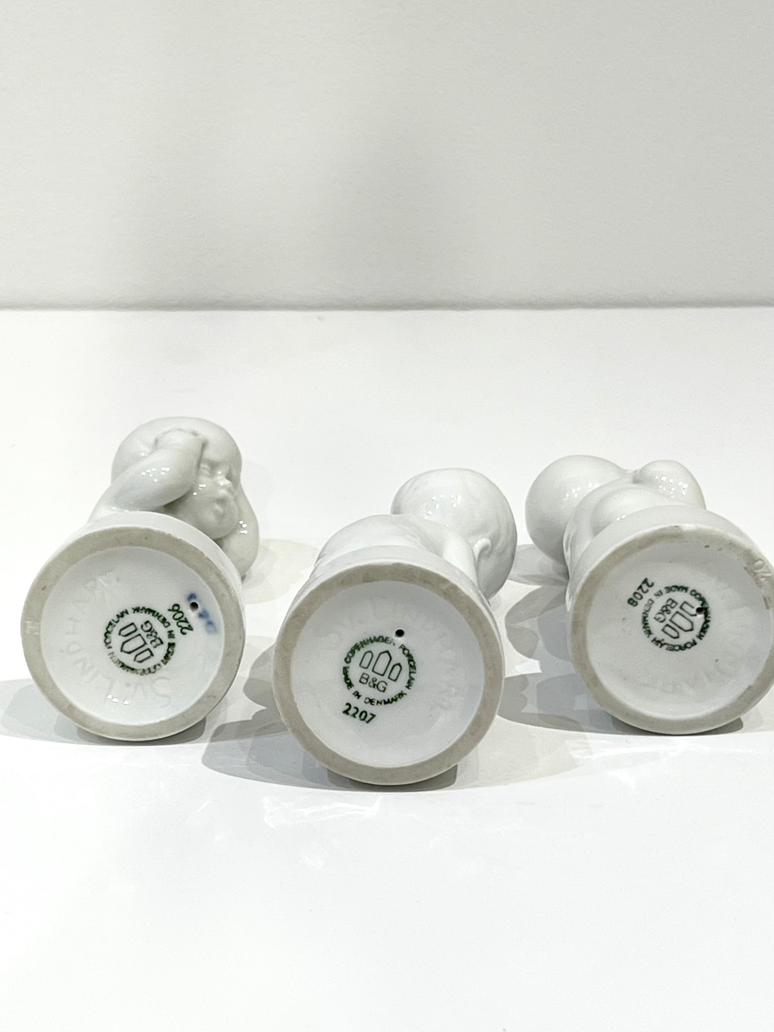 Ceramic Svend Lindhart Porcelain Figurines For Sale