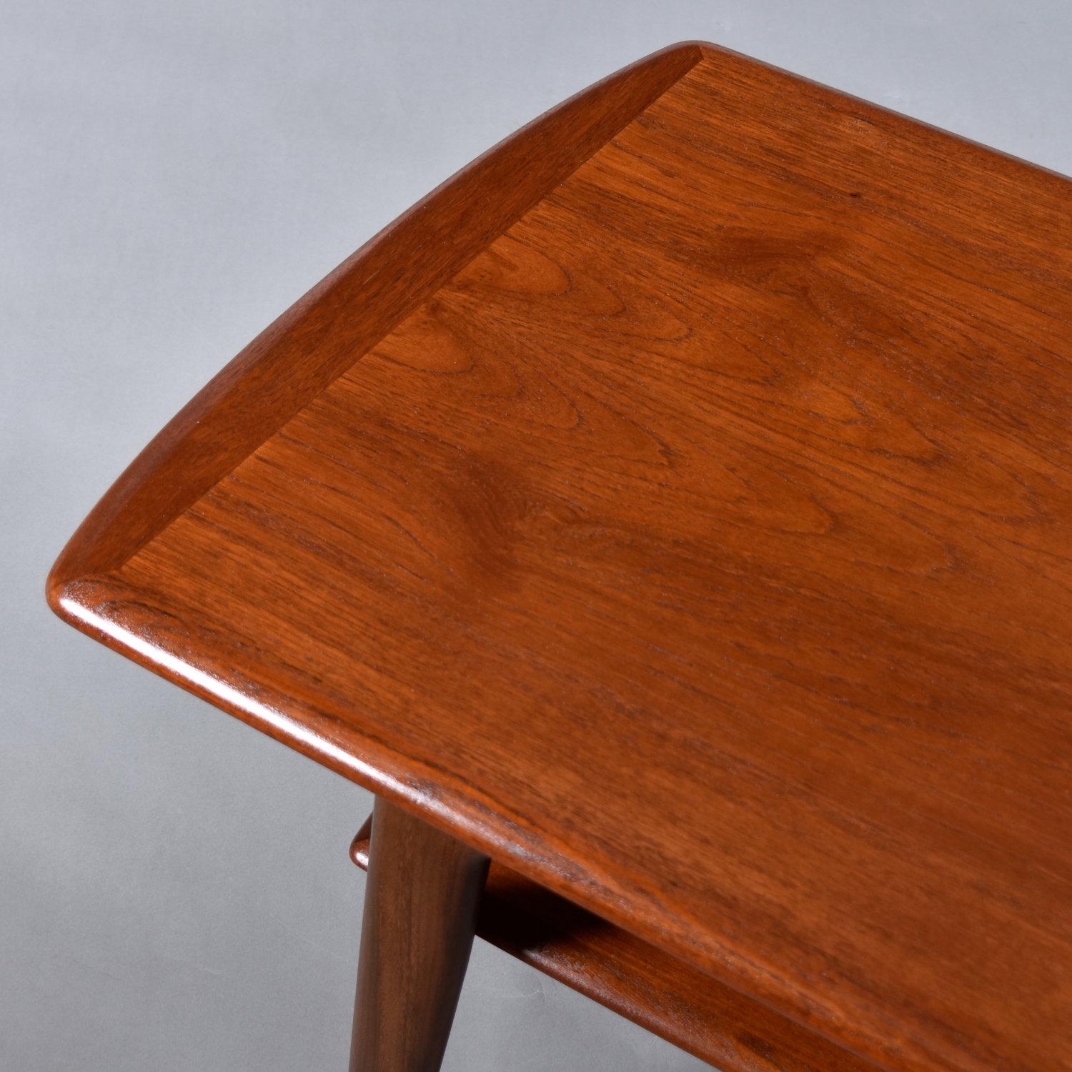 Svend Madsen Danish Teak Coffee Table with Lower Shelf 2