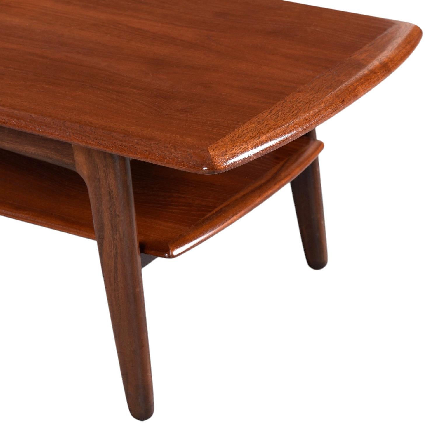 Svend Madsen Danish Teak Coffee Table with Lower Shelf 3