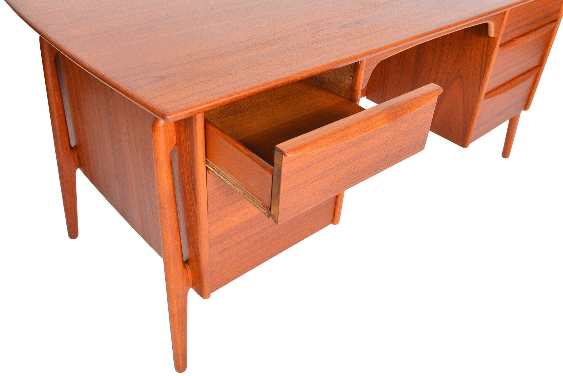 Danish Svend Madsen Executive Desk in Teak